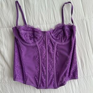 Purple Lace Corset